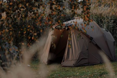 Easy backyard camping night with the kids